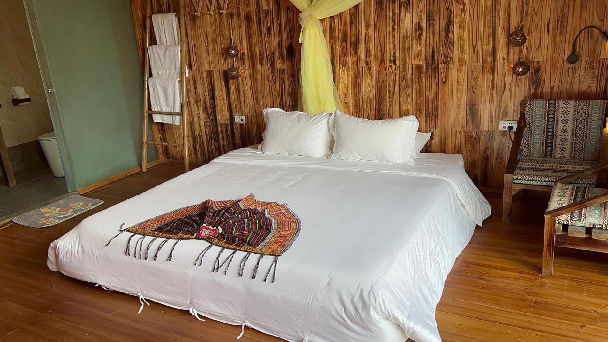 Bac Ha Charm Stay Esterno foto